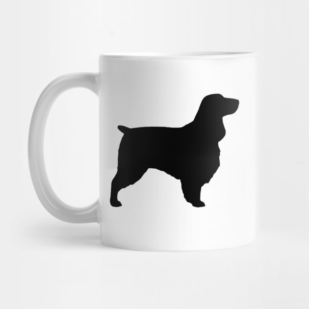 Field Spaniel Silhouette by Coffee Squirrel